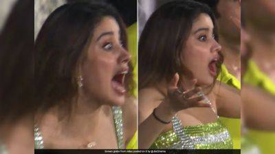Watch: Janhvi Kapoor Goes Through A Range Of Emotions As KKR Dominate IPL Final vs SRH