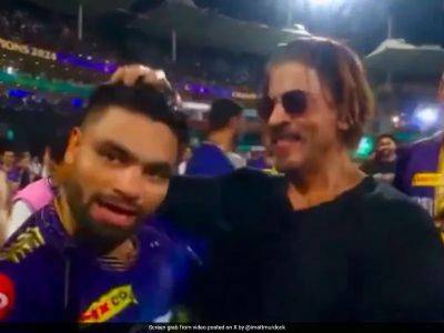 "God's Plan Bro Yo Baby": Shah Rukh Khan's Crazy Celebration With Rinku Singh After IPL Triumph