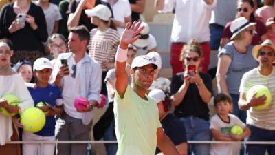 Carlos Alcaraz - Roland Garros - Alexander Zverev - Rafa Nadal - Nadal has tough opener with Zverev in what could be his last French Open - channelnewsasia.com - France - Germany - Italy