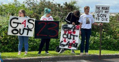 Families protest outside Parc prison after series of deaths - live updates