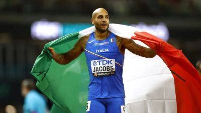Sprint champion Jacobs hopes to fly the flag for Italy in four years' time