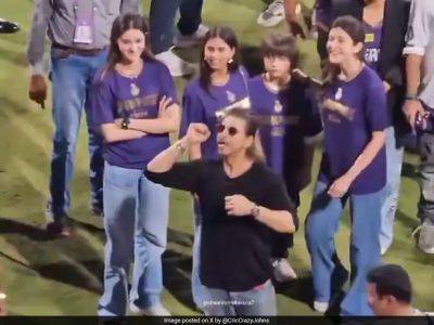 Watch: Fans Chant 'CSK, CSK' After KKR's IPL 2024 Triumph, Shah Rukh Khan's Response Is Gold