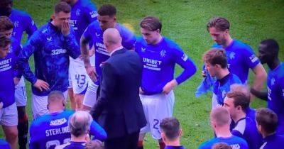 Philippe Clement rinsed by Celtic TV as Rangers boss hit with 'losers' swipe during heated on field debrief