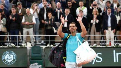 Rafael Nadal - Roland Garros - Alexander Zverev - Philippe Chatrier - Paris darling Nadal exits French Open in farewell-like defeat - channelnewsasia.com - France - Germany - Spain