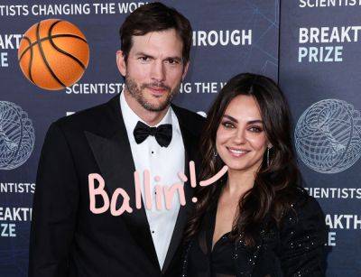 Caitlin Clark - Ashton Kutcher & Mila Kunis' Kids Pop Up In SUPER Rare First Public Appearance At WNBA Game! - perezhilton.com - Los Angeles - state Indiana - state Iowa - county Clark