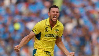 Hazlewood, Warner fire in Australia World Cup warm-up win