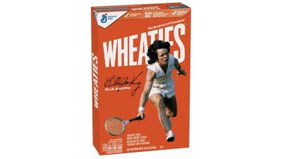 Billie Jean - Limited-edition Wheaties box will feature tennis great Billie Jean King - foxnews.com - Britain - Germany - Usa