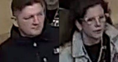 Images released of pair police want to speak to after shoplifting spree at hospital - manchestereveningnews.co.uk - county Oldham