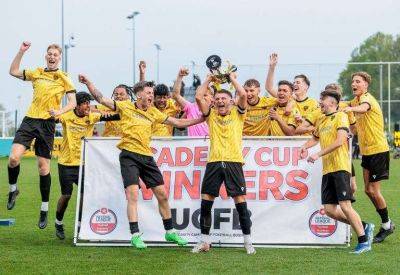 Maidstone United - Riley Court scores last-gasp free-kick as Maidstone United under-19s beat York City in the National League Academy Cup final - kentonline.co.uk