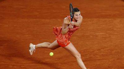 Sabalenka eases past qualifier Uchijima at French Open