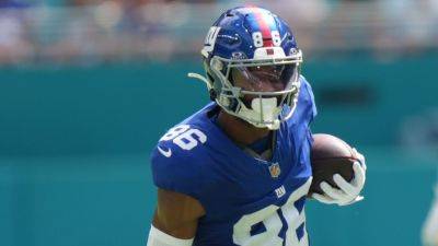 WR Darius Slayton joins Giants' OTAs after contract adjusted - ESPN