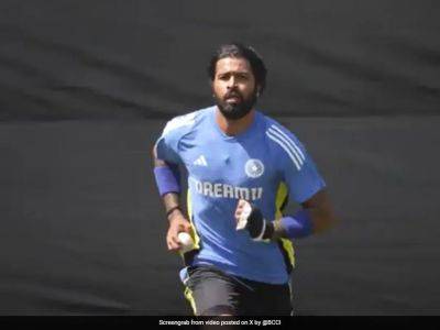 Vice-Captain Hardik Pandya Sweats It Out Ahead Of T20 World Cup 2024