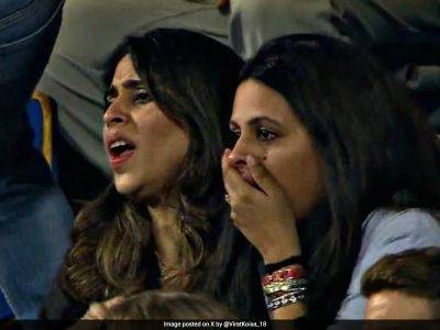 Watch: Ritika Sajdeh's Expression Says It All As Ishan Kishan Departs Amid MI's Horrible Show