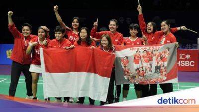 Indonesia Lawan China di Final Uber Cup 2024