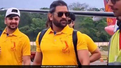 MS Dhoni Debuts New Look At Picturesque Dharamsala Ahead Of PBKS vs CSK Clash