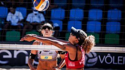 Humana-Paredes, Wilkerson ousted from Brazil beach volleyball event by Olympic-hungry Swiss duo - cbc.ca - Qatar - Netherlands - Switzerland - Brazil - Mexico
