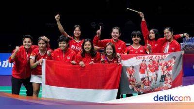 Bing Jiao - Lanny Tria Mayasari - Final Uber Cup 2024: Susunan Pemain Indonesia Vs China - sport.detik.com - China - Indonesia