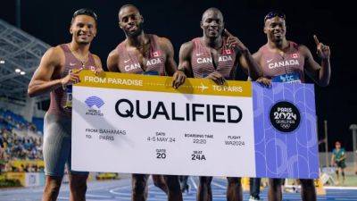 Canadian sprinters secure 3 Olympic relay spots on memorable Saturday night in Nassau