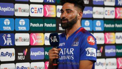 Mohammed Siraj - Royal Challengers Bengaluru - 'Leader Mohammed Siraj Regains Swing, Aggression' As RCB, India Hopes Rise High - sports.ndtv.com - India - county Power