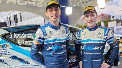 Jon Armstrong and Eoin Treacy seventh at European Rally Championship's Rally Islas Canarias