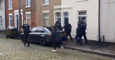 Dramatic moment officers raid house in Channel crossing smuggling probe