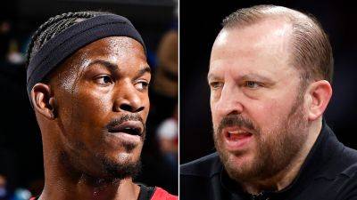 Tom Thibodeau - Jimmy Butler - Nathaniel S.Butler - Josh Hart - Tom Thibodeau has hilarious response to Jimmy Butler's slight toward Knicks: 'I'll beat him to a pulp' - foxnews.com - Washington - New York - state Indiana - state Minnesota - county Wells - area District Of Columbia - county Butler