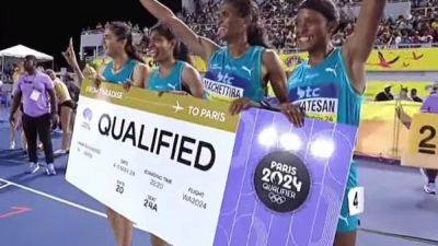 Paris Olympics - Neeraj Chopra - Indian Women's And Men's 4x400m Relay Teams Qualify For Paris Olympics - sports.ndtv.com - Usa - India - Jamaica