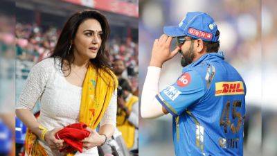 Rohit Sharma - Punjab Kings - Preity Zinta Asked To Describe Rohit Sharma In 1 Word. Her Reply Wins Hearts - sports.ndtv.com - India - county Kings