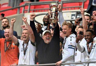 Bromley promoted to the Football League after National League play-off final win over Solihull Moors –Former Gillingham players Myles Weston and Jude Arthurs start Wembley match