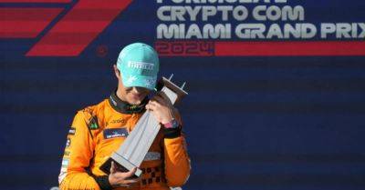 Max Verstappen - Lewis Hamilton - Lando Norris - Lando Norris ends Max Verstappen’s winning streak with maiden victory in Miami - breakingnews.ie - Britain - county Miami