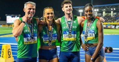 Paris Olympics - Femke Bol - Irish mixed relay team wins bronze medal at World Relays - breakingnews.ie - Netherlands - Usa - Ireland - Bahamas