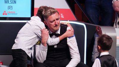 Emotional Kyren Wilson hails family support after first World Snooker Championship title