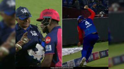 Sanju Samson Out Or Not? Close Call By Umpire Irks Star Batter, Refuses To Leave In RR vs DC IPL 2024 Match
