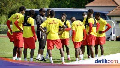 Foto: Aksi Guinea U-23 Latihan Jelang Lawan 'King Indo'