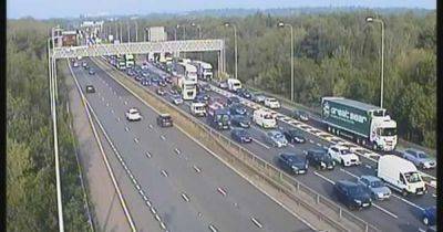 M62 LIVE updates: 'Severe delays' with long queues on motorway after crash - manchestereveningnews.co.uk