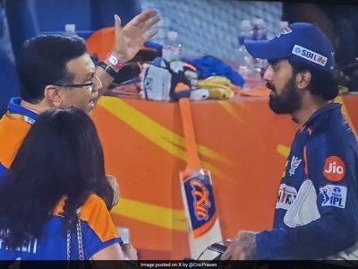 Watch: LSG Owner Sanjiv Goenka's 'Animated' Chat With KL Rahul After 10-Wicket Thrashing By SRH Viral