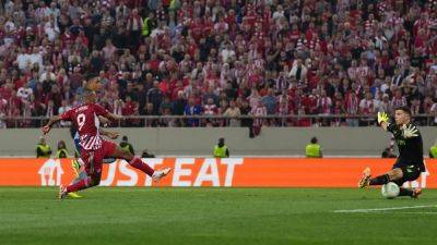 Ayoub El Kaabi strikes twice as Olympiacos defeat Aston Villa