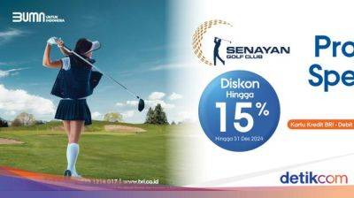 Lepas Penat Main Golf Pakai Promo Spesial BRI 15% di Senayan Golf Club! - sport.detik.com