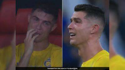 Video: Tearful Cristiano Ronaldo Hard To Console As Al-Nassr Lose King's Cup Final To Al Hilal