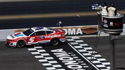 Kyle Larson makes uphill climb to capture NASCAR Cup Series win at Sonoma Raceway