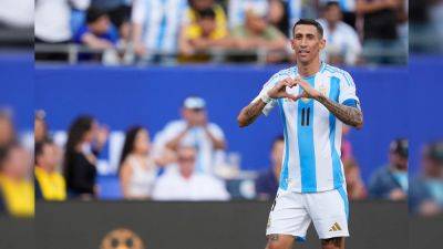 Angel Di-Maria - Cristian Romero - Rodrigo De-Paul - Di Maria On Target As Argentina Down Ecuador 1-0 - sports.ndtv.com - Usa - Argentina - Canada - Ecuador - state Maryland - Guatemala