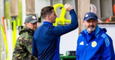 Scotland star Kenny McLean catches manager's eye in training - playing darts
