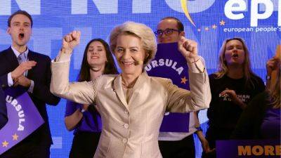 EU elections results: EPP's von der Leyen extends olive branch to Socialists and Liberals