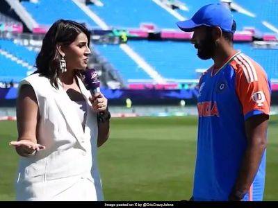 Rohit Sharma - Jasprit Bumrah - "What's For Dinner?": Sanjana Ganesan-Jasprit Bumrah's On-Camera 'Husband-Wife' Moment Is Viral - sports.ndtv.com - Ireland - India - Pakistan