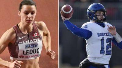 Laval sprinter Audrey Leduc, Montreal QB Jonathan Sénécal named U Sports Athletes of the Year