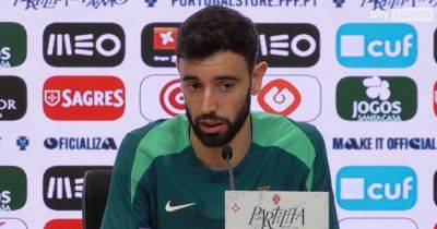 Manchester United captain Bruno Fernandes reacts to negativity from critics