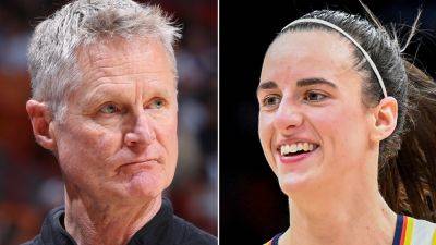 Warriors' Steve Kerr likens Caitlin Clark to Steph Curry, calls her battles with WNBA vets 'rite of passage'
