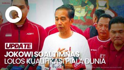 Jokowi soal Timnas Lolos Putaran 3 Kualifikasi Piala Dunia: Ini Sejarah! - sport.detik.com - Indonesia