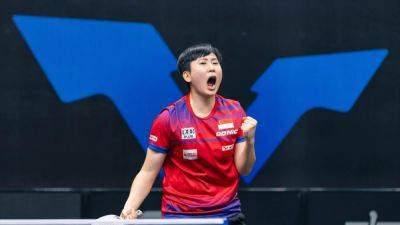 Singapore table tennis player Zhou Jingyi books spot at Paris 2024 Olympics