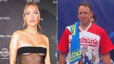 Paige Spiranac - Paige Spiranac offers to replace Joey Chestnut in Hot Dog Eating Contest, shares 'video proof' of skills - foxnews.com